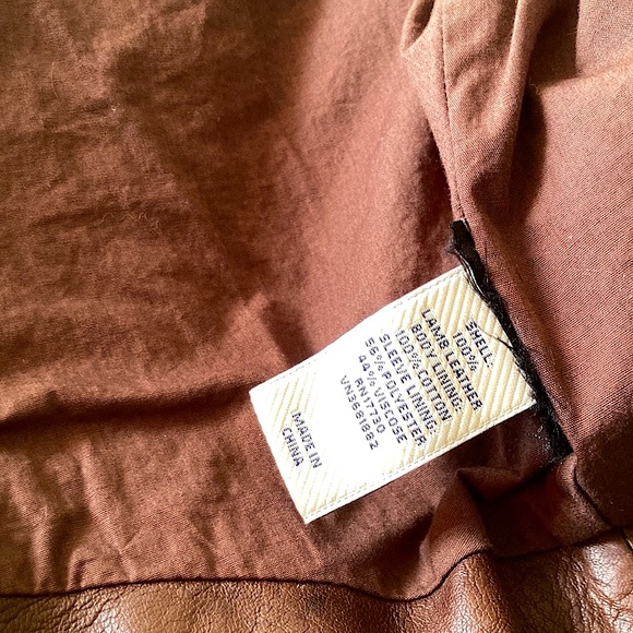 JEAN PAUL GAULTIER FOR TARGET GENUINE LAMB LEATHER MOTORCYCLE JACKET W/CONTRAST - Picture 11 of 11